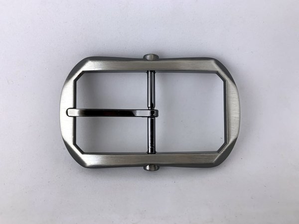 UmjuBelt Schließe "Interlock black" / Gürtelschnalle 4 cm