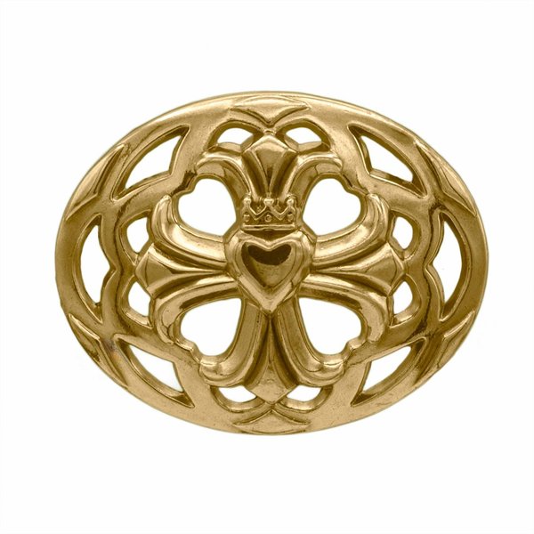 UmjuBelt Schließe "Crown gold" / Gürtelschnalle 4 cm