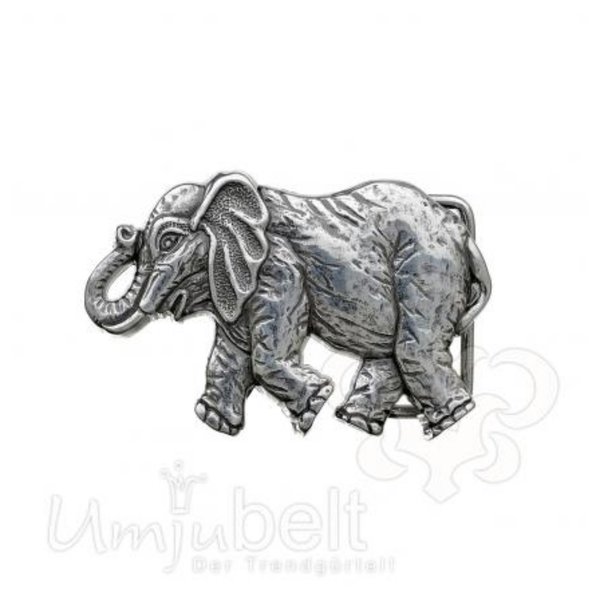 UmjuBelt Schließe "Elefant" / Gürtelschnalle 4 cm