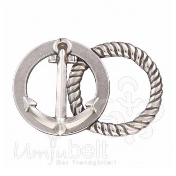 UmjuBelt Schließe "Wheel Anchor silver"